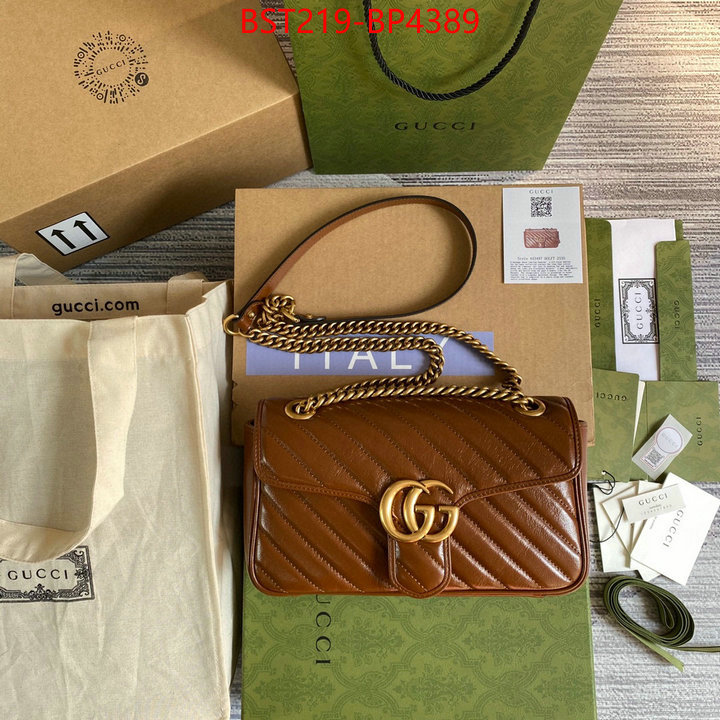 Gucci Bags(TOP)-Marmont,aaaaa+ replica ,ID: BP4389,$: 219USD