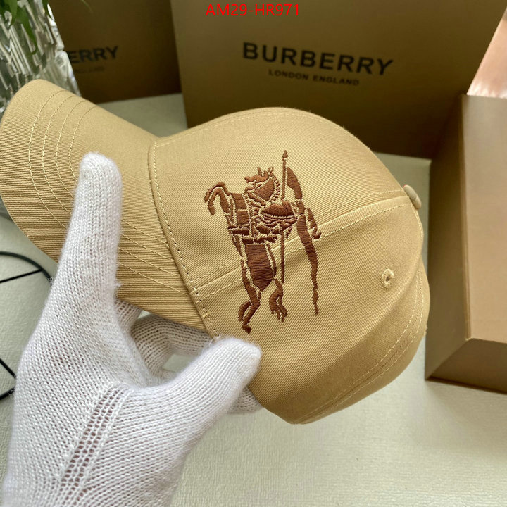 Cap (Hat)-Burberry,copy aaaaa , ID: HR971,$: 29USD