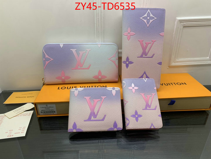 LV Bags(4A)-Wallet,top quality designer replica ,ID: TD6535,$: 45USD
