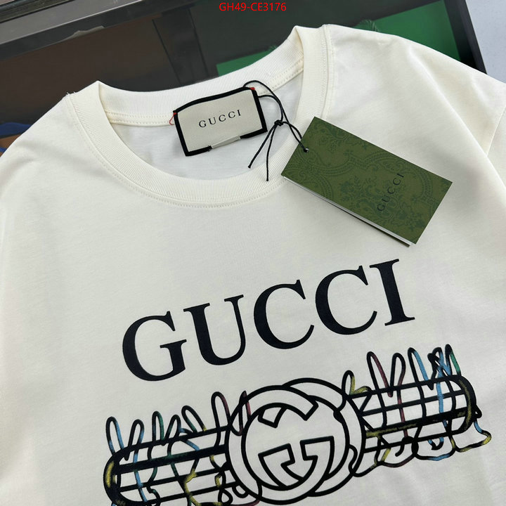 Clothing-Gucci,buy online , ID: CE3176,$: 49USD