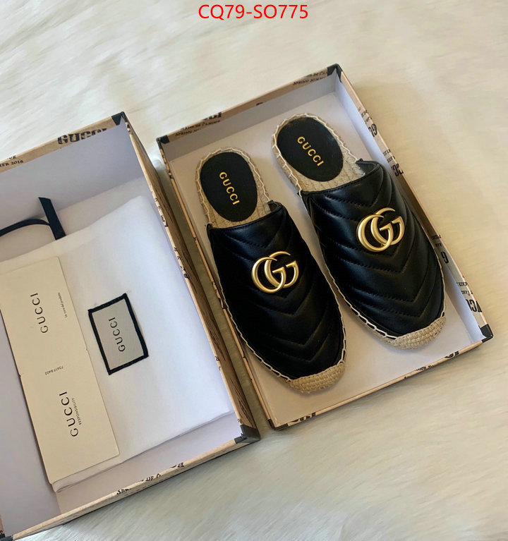 Women Shoes-Gucci,top fake designer , ID: SO775,$: 79USD