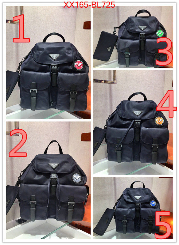 Prada Bags(TOP)-Backpack-,ID: BL725,$:165USD