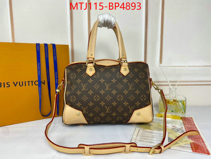 LV Bags(4A)-Handbag Collection-,ID: BP4893,$: 115USD