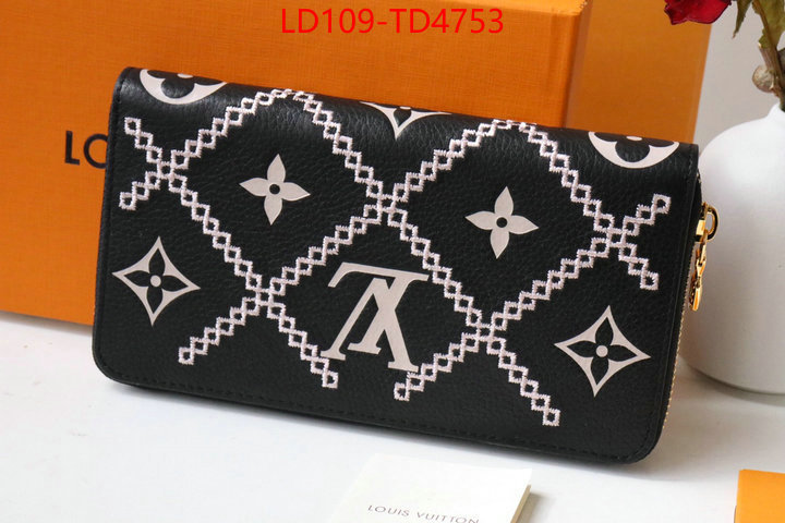 LV Bags(TOP)-Wallet,ID: TD4753,$: 109USD