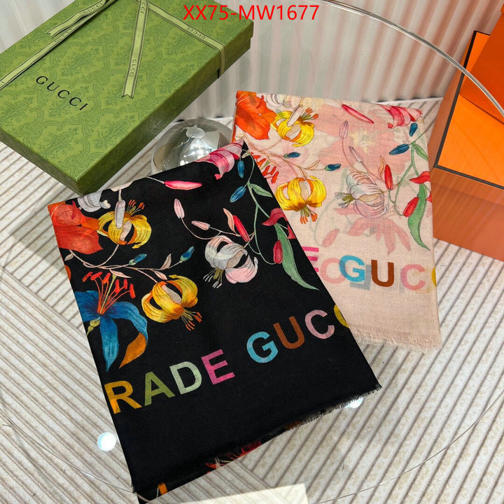 Scarf-Gucci,buy the best high quality replica , ID: MW1677,$: 75USD