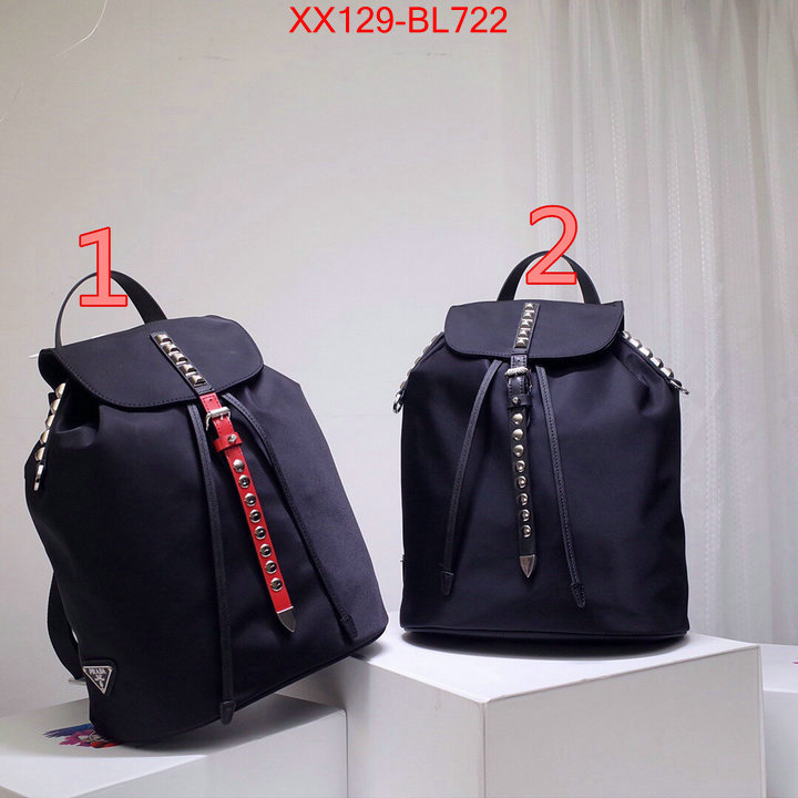 Prada Bags(TOP)-Backpack-,ID: BL722,$:129USD