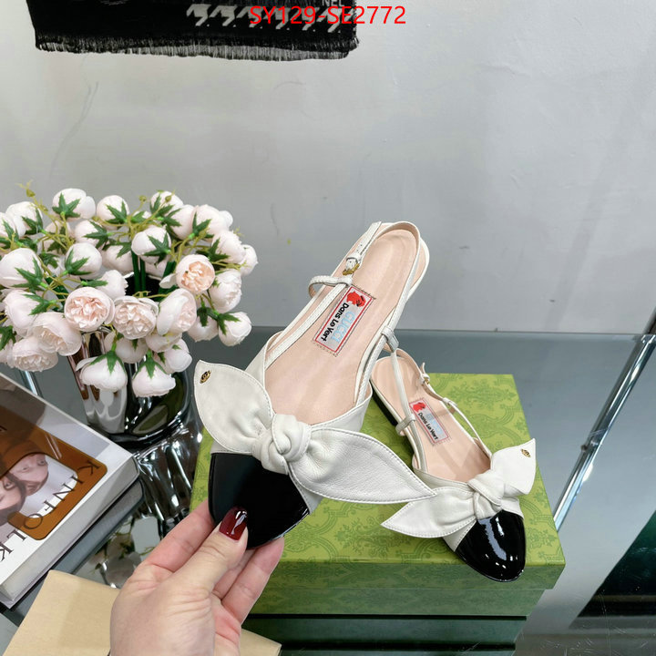 Women Shoes-Gucci,top 1:1 replica , ID: SE2772,$: 129USD