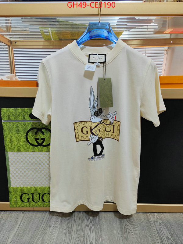 Clothing-Gucci,wholesale imitation designer replicas , ID: CE3190,$: 49USD