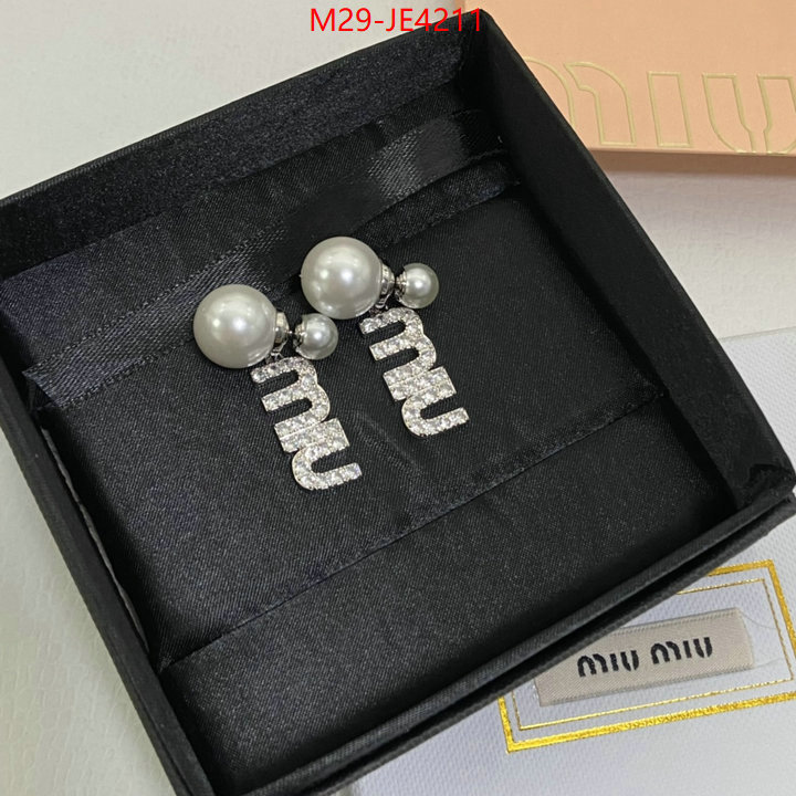 Jewelry-Miu Miu,what is a 1:1 replica , ID: JE4211,