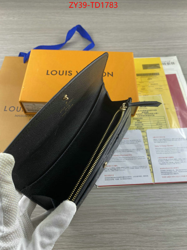 LV Bags(4A)-Wallet,ID: TD1783,$: 39USD