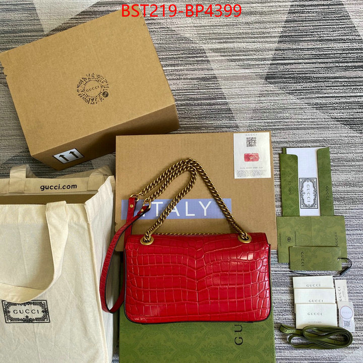 Gucci Bags(TOP)-Marmont,fake designer ,ID: BP4399,$: 219USD