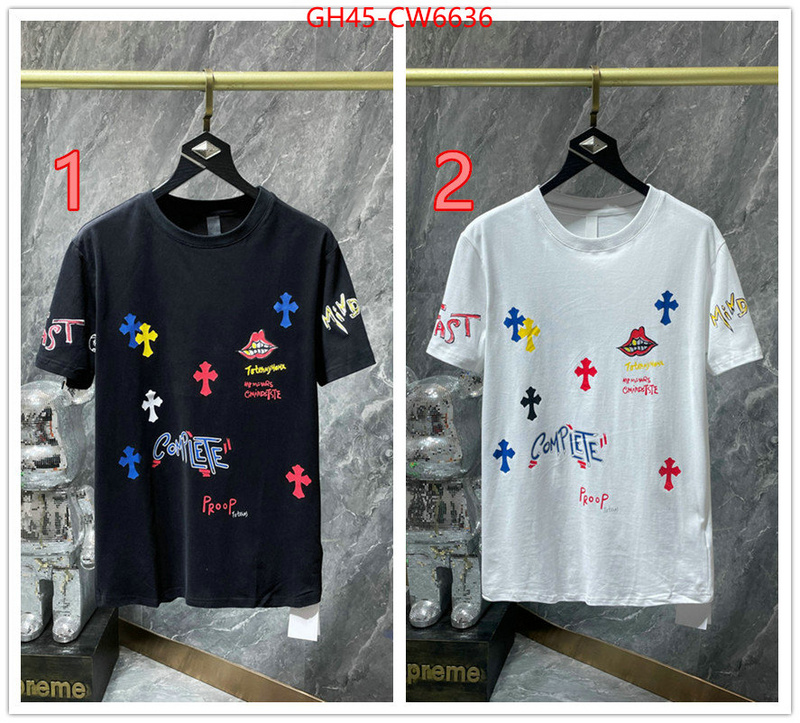 Clothing-Chrome Hearts,mirror copy luxury , ID: CW6636,$: 45USD