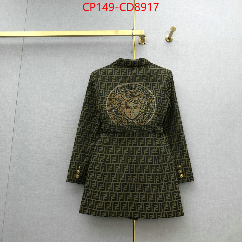Clothing-Fendi,buy best quality replica , ID: CD8917,$: 149USD