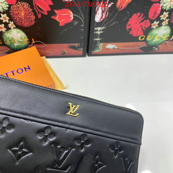 LV Bags(4A)-Wallet,ID: TN6722,$: 49USD