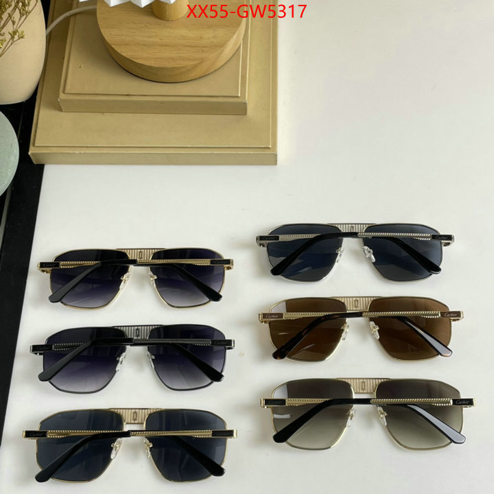 Glasses-Cartier,high quality replica designer , ID: GW5317,$: 55USD