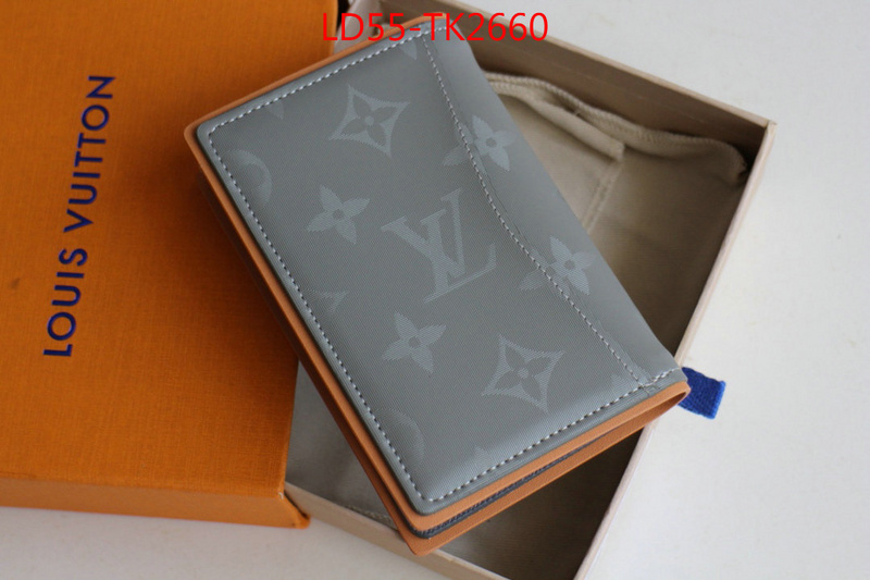 LV Bags(TOP)-Wallet,ID: TK2660,$:55USD