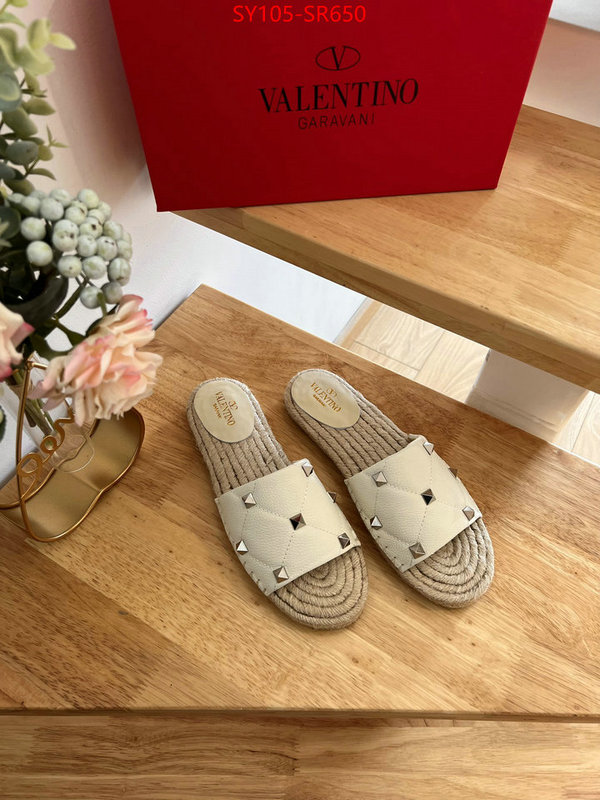 Women Shoes-Valentino,fake designer , ID: SR650,$: 105USD