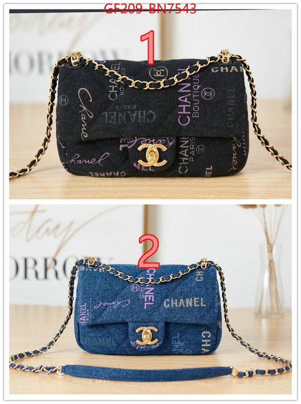 Chanel Bags(TOP)-Diagonal-,ID: BN7543,$: 209USD