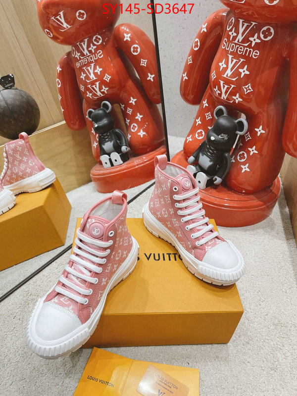 Women Shoes-LV,aaaaa replica , ID: SD3647,$: 145USD