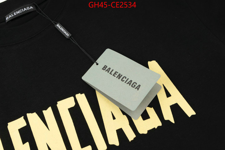 Clothing-Balenciaga,designer wholesale replica , ID: CE2534,$: 45USD