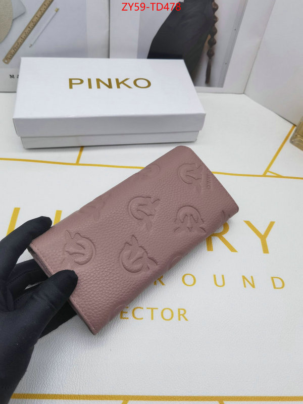 PINKO Bags(4A)-Wallet,sell online luxury designer ,ID: TD478,$: 59USD