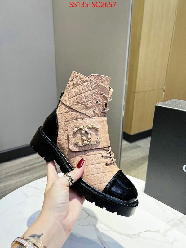 Women Shoes-Chanel,what is top quality replica , ID: SO2657,$: 135USD