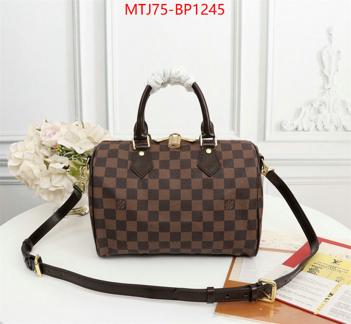 LV Bags(4A)-Speedy-,replica 1:1 ,ID: BP1245,$: 75USD