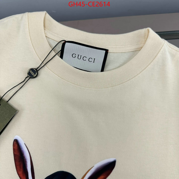 Clothing-Gucci,the top ultimate knockoff , ID: CE2614,$: 45USD