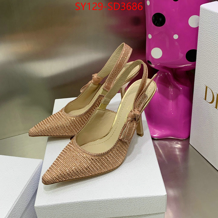 Women Shoes-Dior,buy 2023 replica , ID: SD3686,$: 129USD