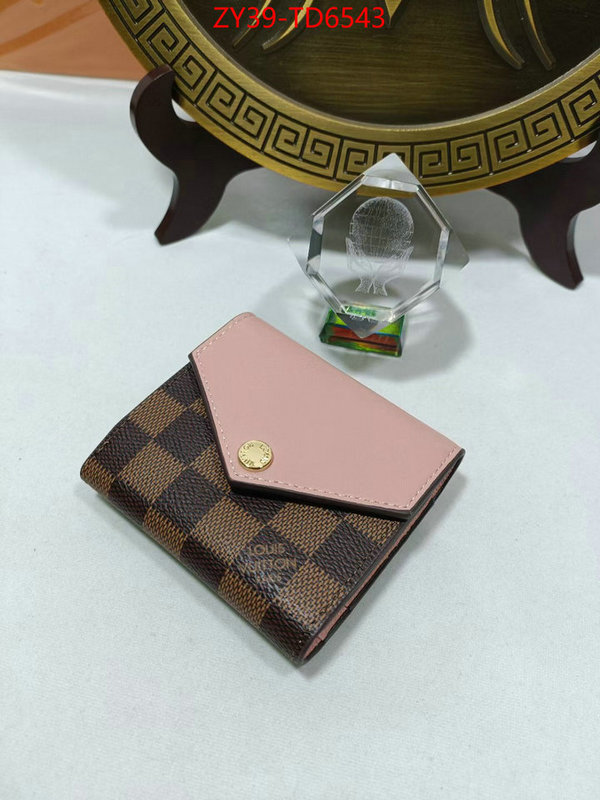 LV Bags(4A)-Wallet,new ,ID: TD6543,$: 39USD