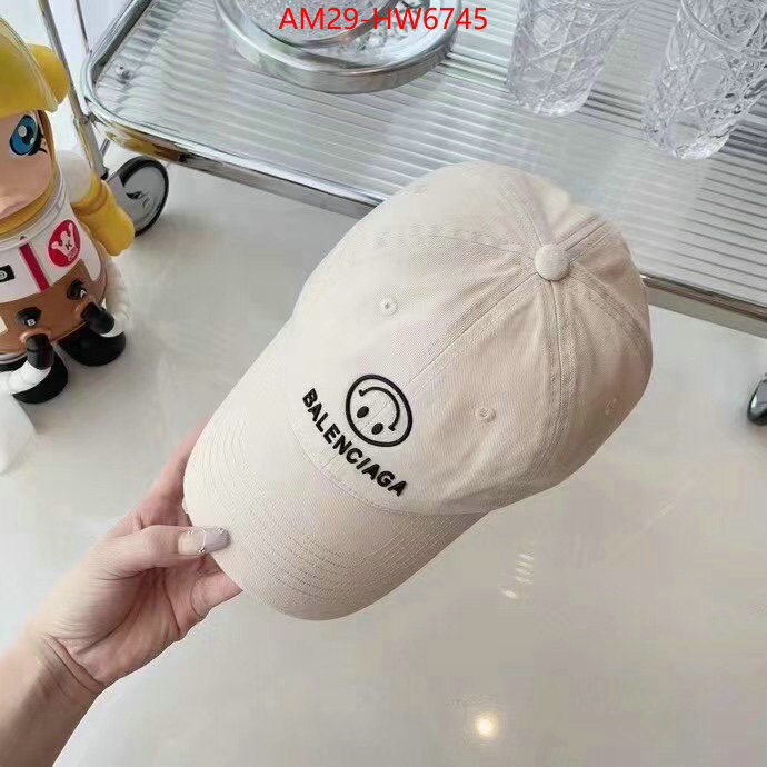 Cap (Hat)-Balenciaga,the most popular , ID: HW6745,$: 29USD