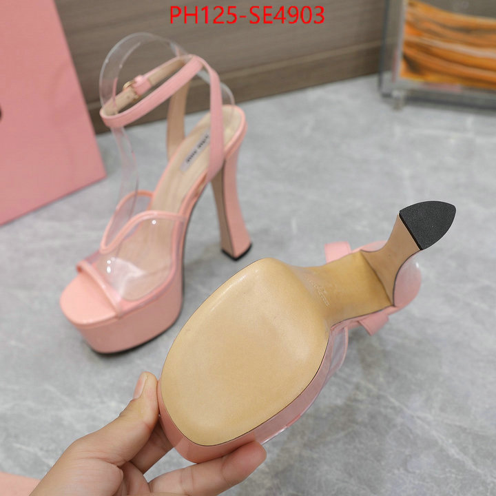 Women Shoes-Miu Miu,high quality designer replica , ID: SE4903,$: 125USD