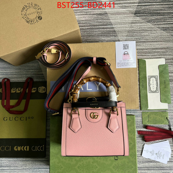 Gucci Bags(TOP)-Diana-Bamboo-,buy top high quality replica ,ID: BD2441,$: 255USD