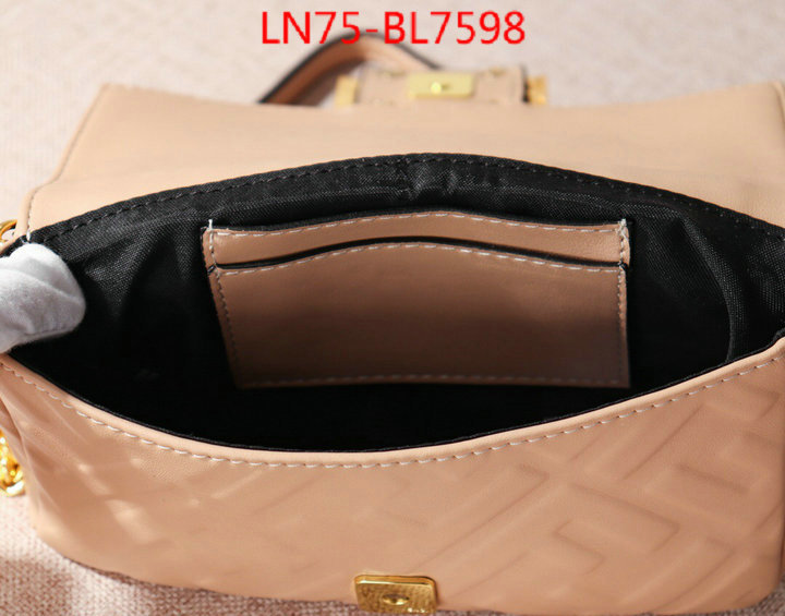 Fendi Bags(4A)-Baguette-,designer fake ,ID: BL7598,$: 75USD