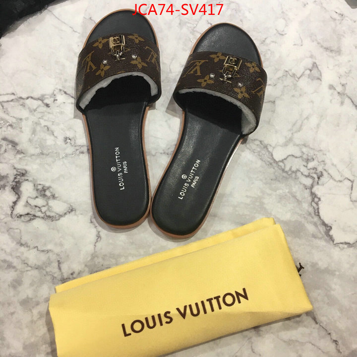 Women Shoes-LV,what 1:1 replica , ID: SV417,$:74USD