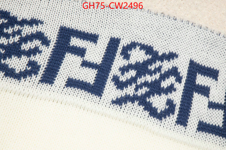 Clothing-Fendi,top designer replica , ID: CW2496,$: 75USD