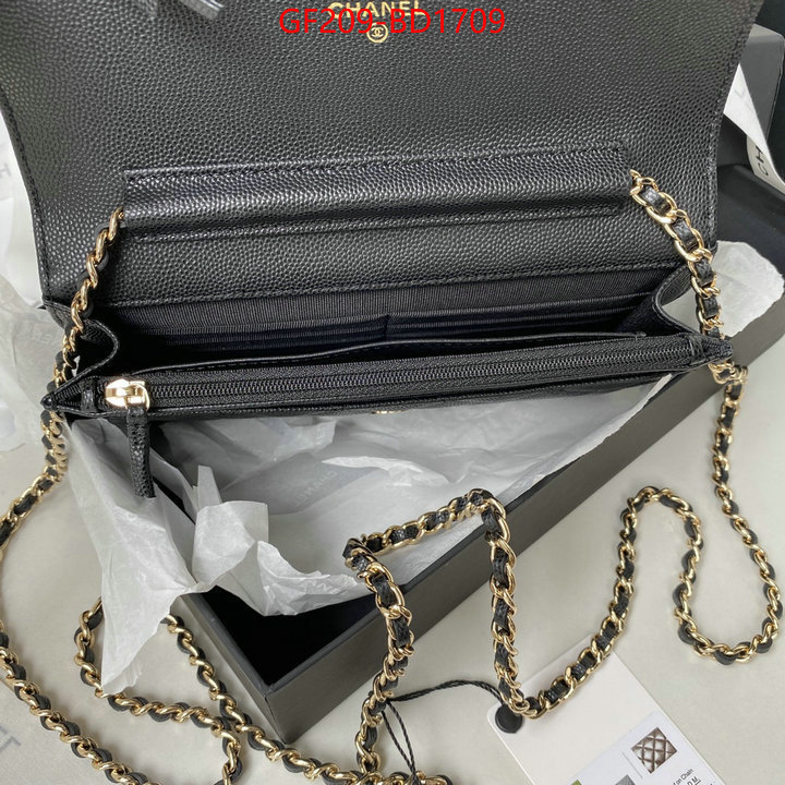 Chanel Bags(TOP)-Diagonal-,ID: BD1709,$: 209USD