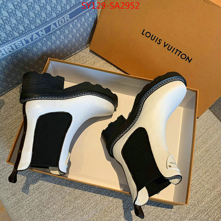 Women Shoes-LV,the top ultimate knockoff , ID:SA2952,$: 129USD