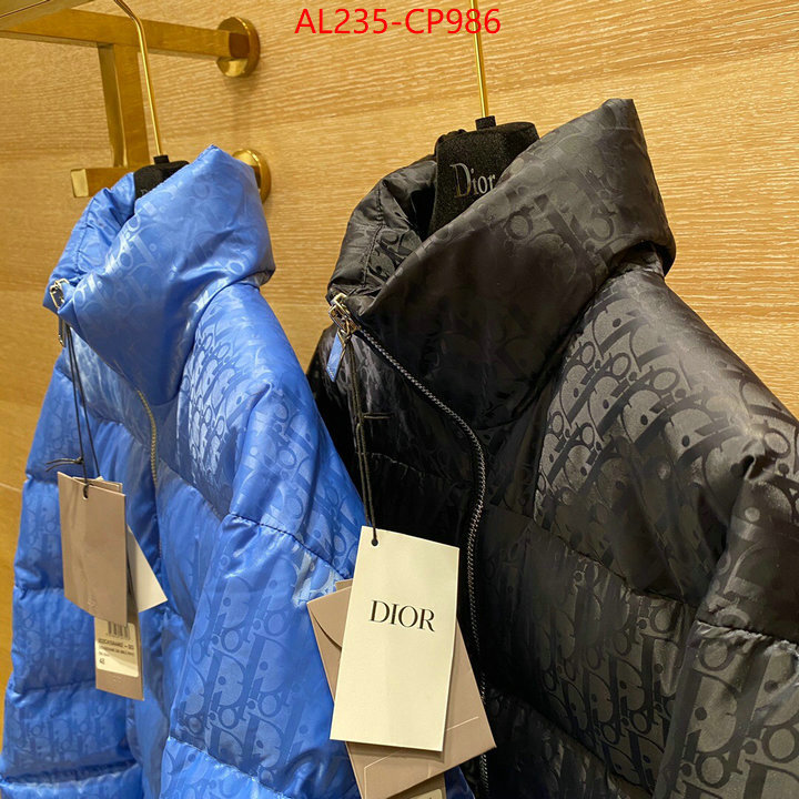 Down jacket Women-Dior,2023 aaaaa replica 1st copy , ID: CP986,$: 235USD