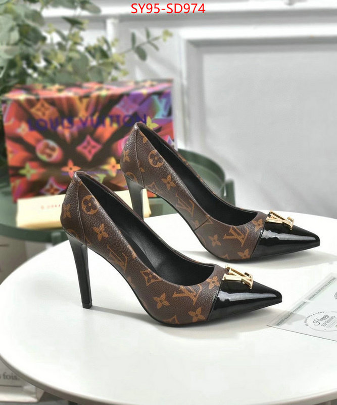 Women Shoes-LV,how to buy replica shop , ID: SD974,$: 95USD