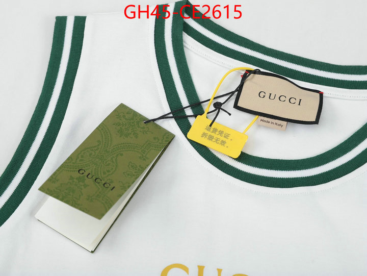 Clothing-Gucci,shop cheap high quality 1:1 replica , ID: CE2615,$: 45USD