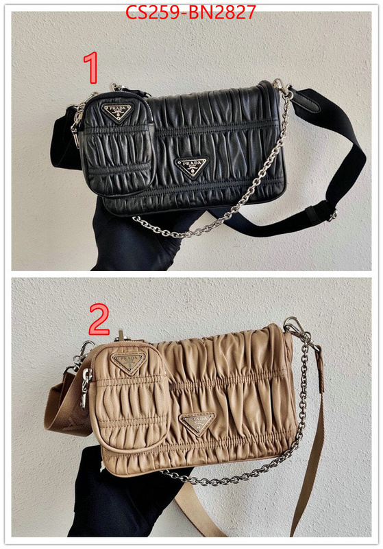 Prada Bags(TOP)-Diagonal-,ID: BN2827,$: 259USD