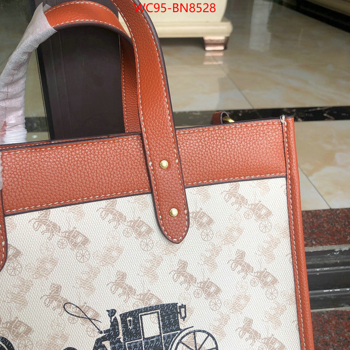 Coach Bags(4A)-Tote-,wholesale ,ID: BN8528,$: 95USD