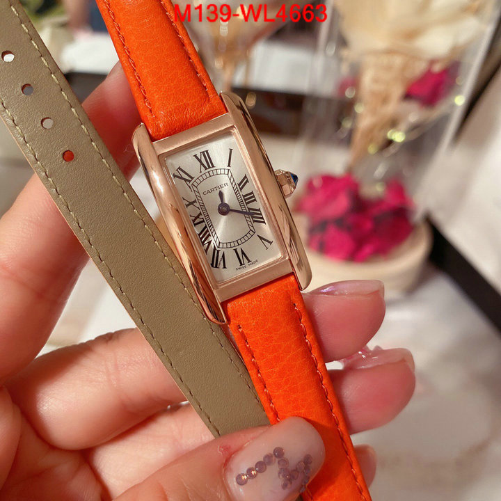 Watch(4A)-Cartier,luxury cheap , ID: WL4663,$: 139USD