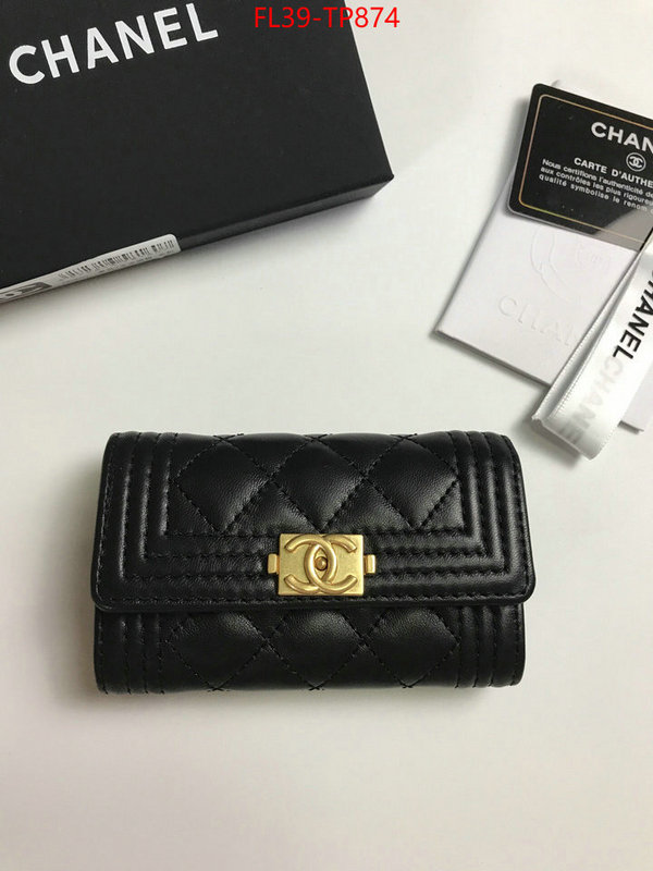 Chanel Bags(4A)-Wallet-,ID: TP874,$: 39USD