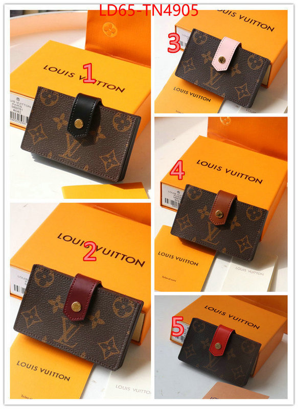 LV Bags(TOP)-Wallet,ID: TN4905,$: 65USD