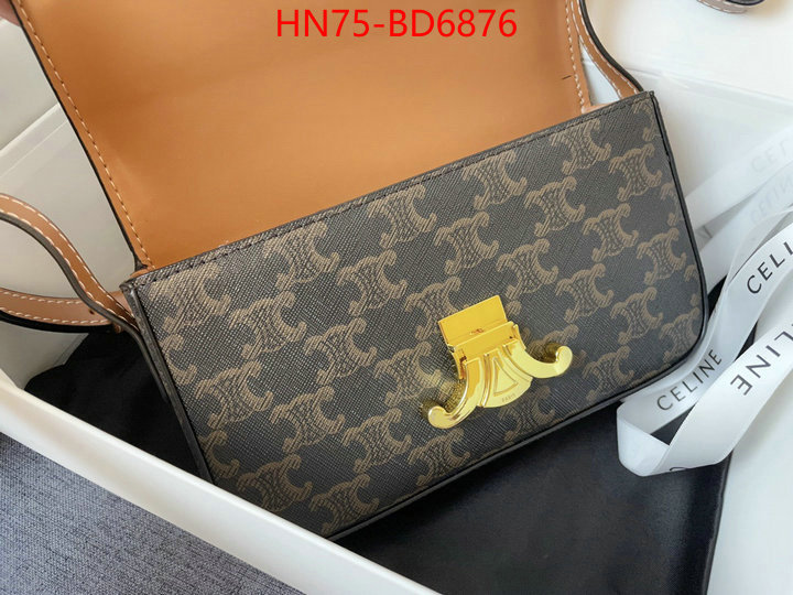 CELINE Bags(4A)-Triomphe Series,shop designer replica ,ID: BD6876,$: 75USD