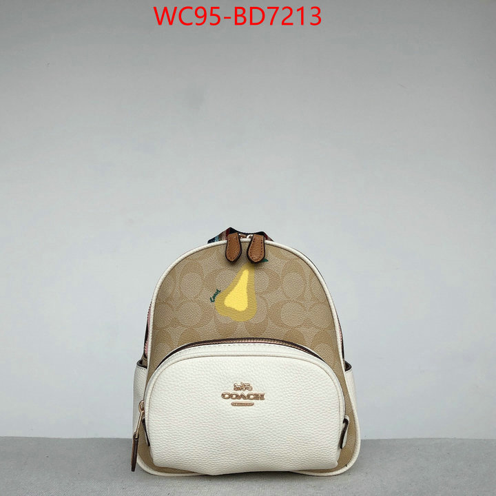 Coach Bags(4A)-Backpack-,top designer replica ,ID: BD7213,$: 95USD
