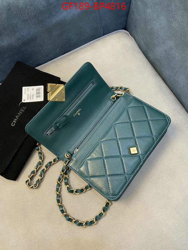 Chanel Bags(TOP)-Diagonal-,ID: BP4816,$: 189USD