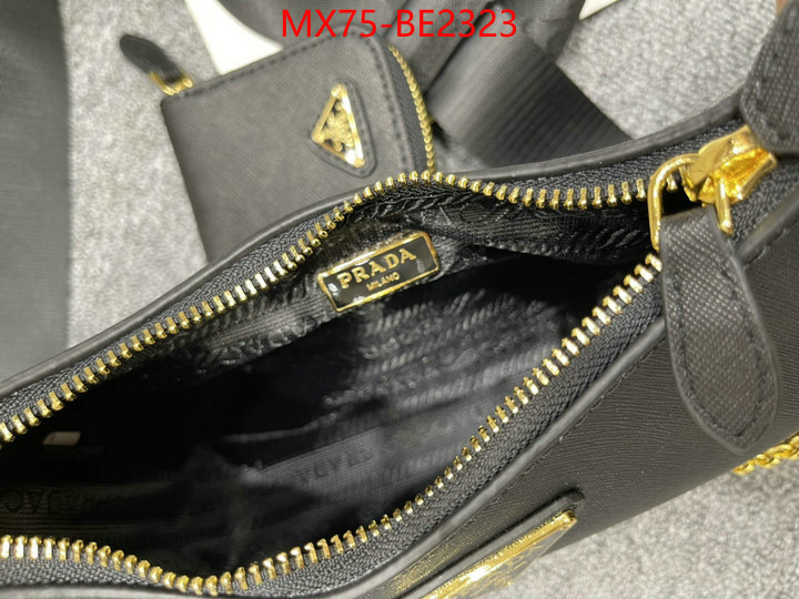 Prada Bags(4A)-Re-Edition 2005,the highest quality fake ,ID: BE2323,$: 75USD